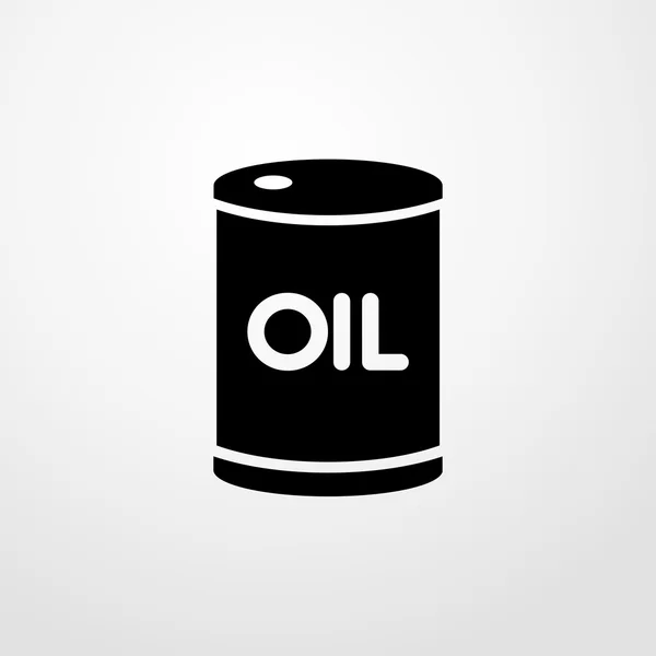 Иконка бочки нефти. Плоский дизайн — стоковый вектор