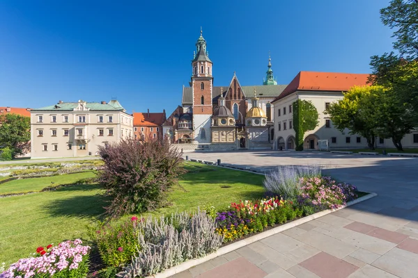 Cracow - Wawel kale Manzaralı — Stok fotoğraf