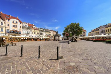 Rzeszow, Polonya eski kare görünümü