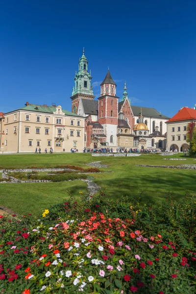 Widok zamku Cracow w Polsce — Zdjęcie stockowe