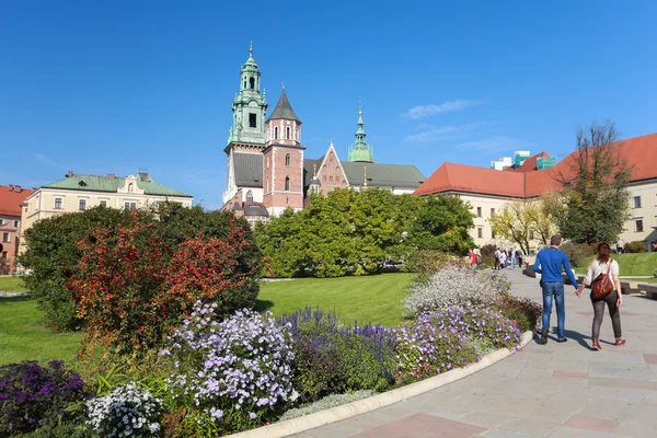 Widok zamku Cracow w Polsce — Zdjęcie stockowe