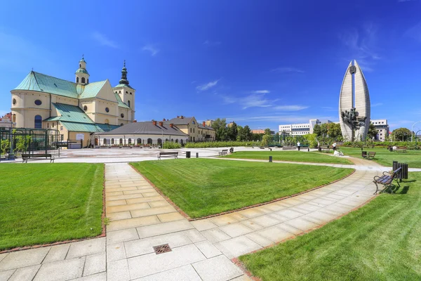 Blick auf die Altstadt in rzeszow, historische Stadt in Polen — Stockfoto