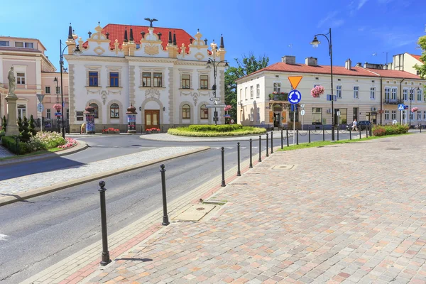Utsikt över den historiska arkitekturen av mein torget i Rzeszow — Stockfoto