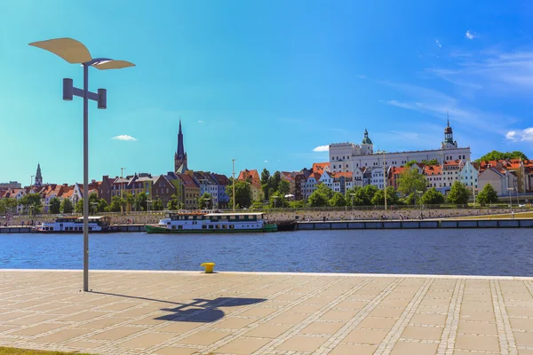 Une vue panoramique de la ville de Szczecin en Pologne — Photo
