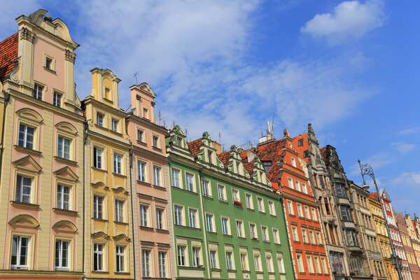 A view of the historical tenement - Poland