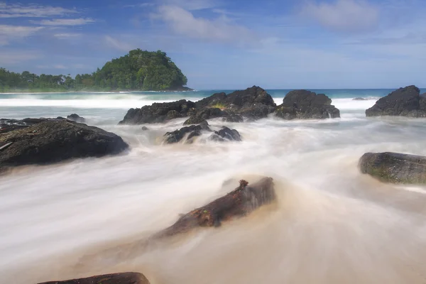 Una vista panorámica del mar — Foto de Stock