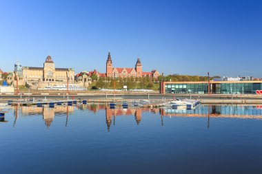 Szczecin Polonya bir görünümünü