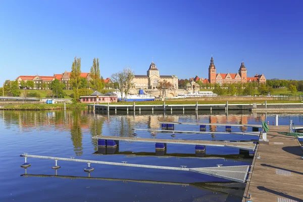 Uma vista da Szczecin (Cerdas) Polónia — Fotografia de Stock