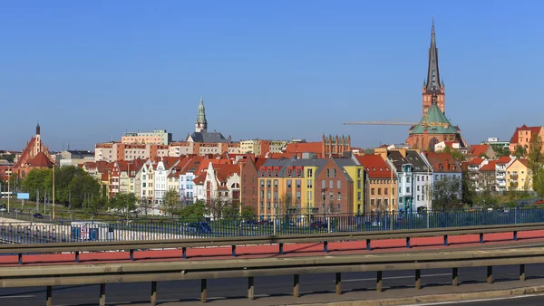 Uma vista da Szczecin (Cerdas) Polónia — Fotografia de Stock