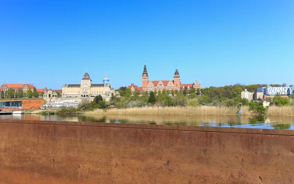 Uma vista da Szczecin (Cerdas) Polónia — Fotografia de Stock