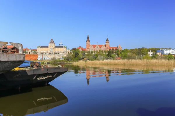 Uma vista da Szczecin (Cerdas) Polónia — Fotografia de Stock