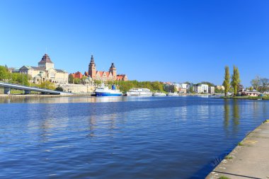 Bir Szczecin Polonya hak teraslar Oda