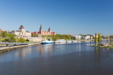 Bir Szczecin Polonya hak teraslar Oda