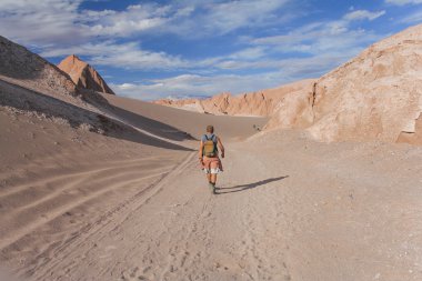 Atacama Çölü Şili, manzara görünümü
