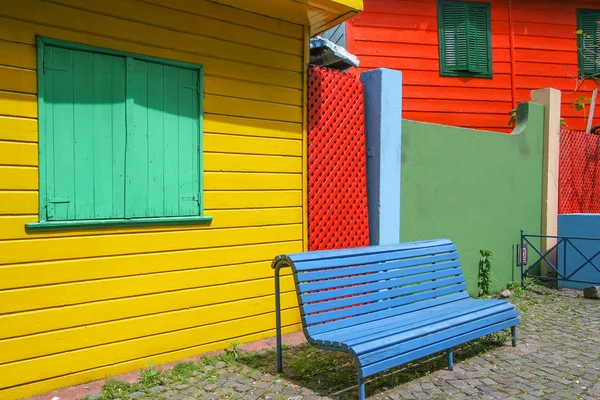 A colour district la boca in buenos aires, Argentinien — Stockfoto