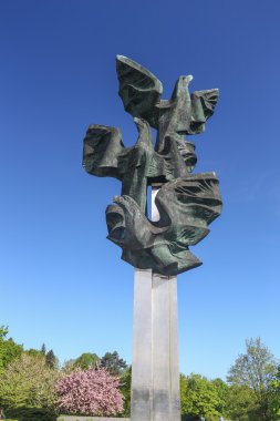 Szczecin Polonya, halka açık bir yerde ve anıt şehirde