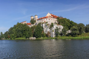 Krakow Tyniec manastırda görünümünü. Polonya