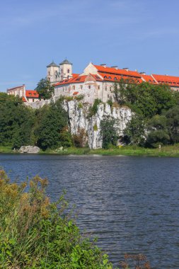 Krakow Tyniec manastırda görünümünü. Polonya