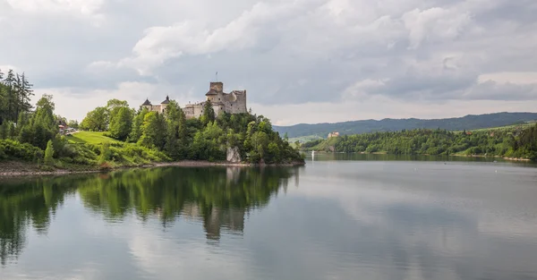 View  of the Niedzica castle in Poland — Stock Photo, Image