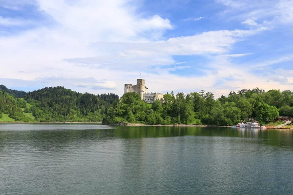 Niedzica castle Polonya görünümünü — Stok fotoğraf