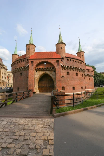 Veduta della fortificazione storica di Cracovia / Polonia — Foto Stock