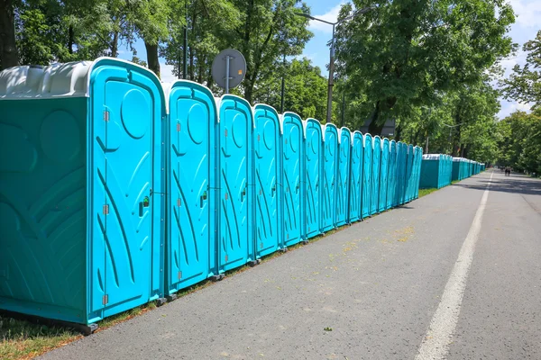 Görünüm taşınabilir genel tuvalet