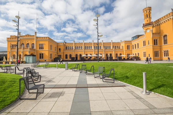 View of the public railway station in Wroclaw. Poland — Stock Photo, Image