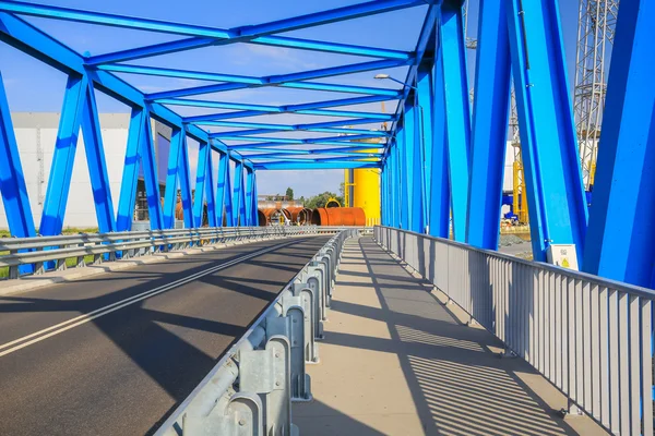 Szczecin, Polonya için genel Köprüsü Brdowski görünümünü — Stok fotoğraf