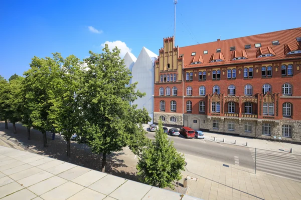 View of the architecture in Szczecin, public place — Stock Photo, Image