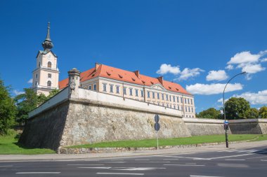 Kalenin Rzeszow şehrin görünümünü. Polonya