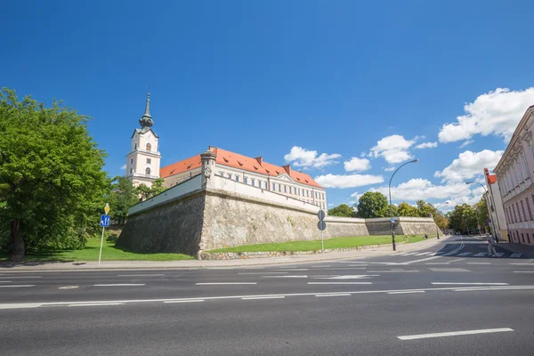 Widok na zamek w mieście Rzeszów. Polska — Zdjęcie stockowe