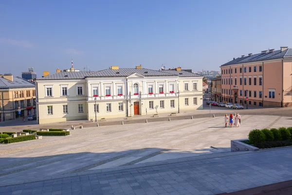 View of the marketplace in the Kielce / Poland — Stock Photo, Image
