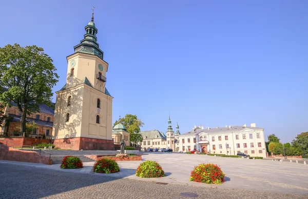Pohled na historickou architekturu v Kielce / Polsko — Stock fotografie