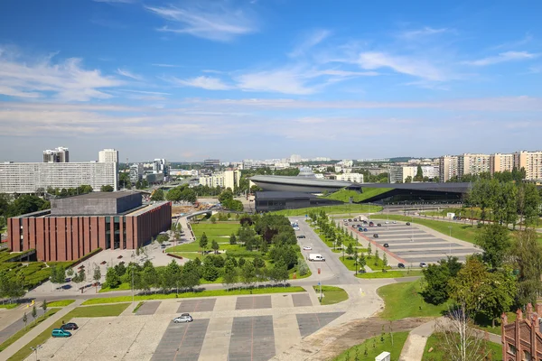 Widok na panoramę miasta Katowice — Zdjęcie stockowe