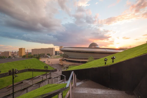 Katowice uluslararası konferans merkezinin görünümü