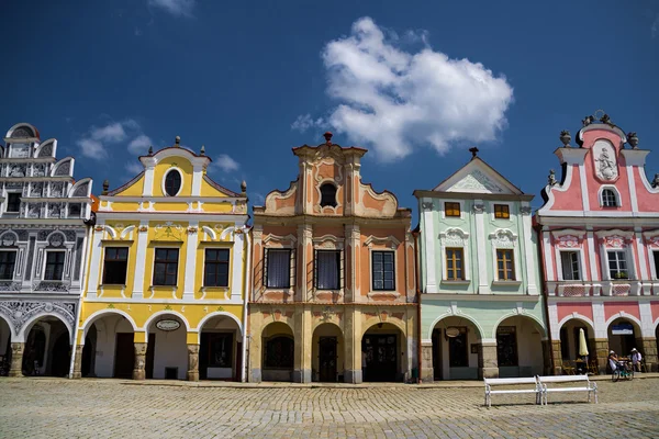 Cidade Telc. Património Mundial da UNESCO . — Fotografia de Stock