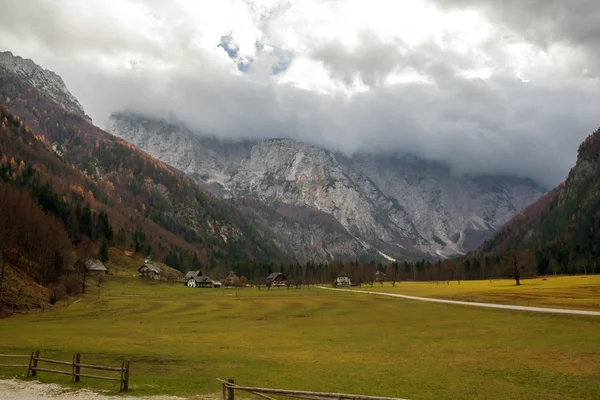 Sonbahar Logar Valley (Logarska Dolina). Slovenya