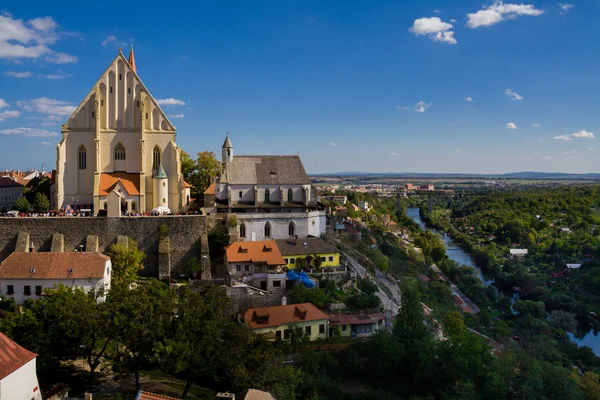 Церковь Св. Николая и Вацлавской капеллы в Зноймо, Юг — стоковое фото