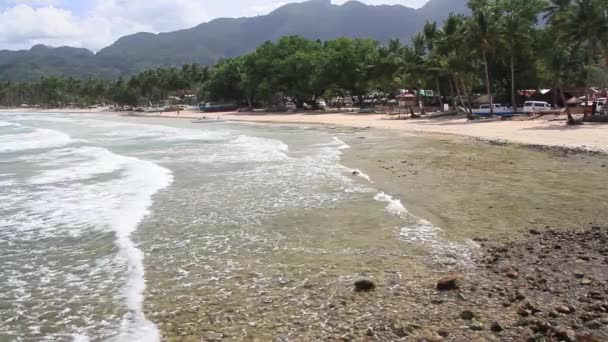 菲律宾巴拉望岛的海滩 — 图库视频影像