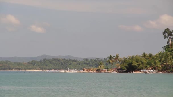 Palawan's beach, Philippines — Stock Video