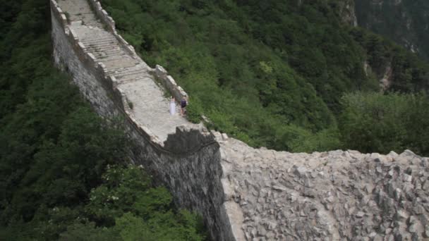 Die Große Mauer — Stockvideo