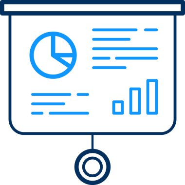 grafik ikonu vektör illüstrasyonu