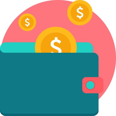 Dolar ve para vektör simgesi