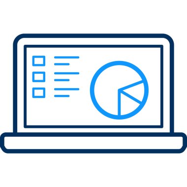 bilgisayar ekranı vektör simgesi