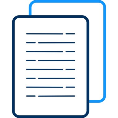 belge simgesi vektör illüstrasyonu