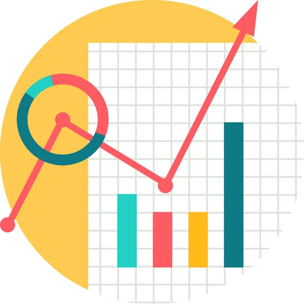 Vektor Illustration Der Wirtschafts Und Finanzsymbole — Stockvektor