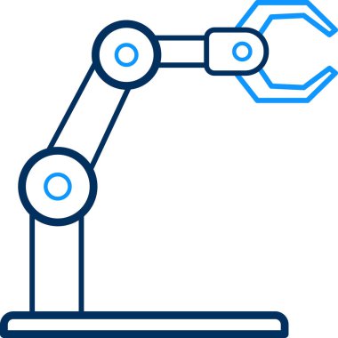 Bilim ve teknoloji ikonunun vektör illüstrasyonu