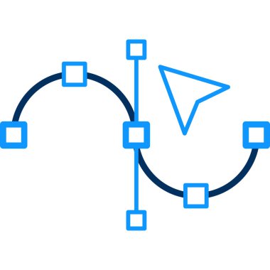 ağ bağlantısı simgesi, vektör illüstrasyonu