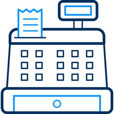 Otel ve servis satırı vektör simgeleri