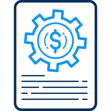 ayarlar simgesi modern ve basit, vektör illüstrasyonu 